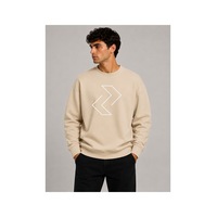 Herkesemoda Yön İşaretleri Desen Baskılı Bisiklet Yaka Şardonlu 2 İplik Sweatshirt Bej Herkesemoda Yön İşaretleri Desen Baskılı Bisiklet Yaka Şardonlu 2 İplik Sweatshirt Bej