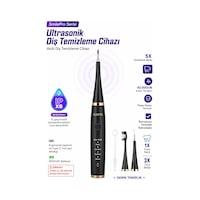 Exenar - Siyah - Diş Taşı Temizleme Cihazı Şarjlı Diş Fırçası Sonik Ultrasonik Akıllı Diş Taşı Temizleyici 5 Mod Ipx8 Exenar - Siyah - Diş Taşı Temizleme Cihazı Şarjlı Diş Fırçası Sonik Ultrasonik Akıllı Diş Taşı Temizleyici 5 Mod Ipx8