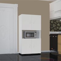 Mutfak Dolabı Minifırın Mikrodalga Dolabı 4 Kapaklı Çok Amaçlı Banyo Dolabı Ofis Dolabı Beyaz Mutfak Dolabı Minifırın Mikrodalga Dolabı 4 Kapaklı Çok Amaçlı Banyo Dolabı Ofis Dolabı Beyaz