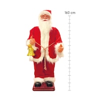 Waldern Yılbaşı 160 cm Hareketli Noel Baba Şarkı Söyler Waldern Yılbaşı 160 cm Hareketli Noel Baba Şarkı Söyler