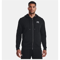 Under Armour Ua Essential Fleece Fz Hood Erkek Sweatshirt-26943-siyah Siyah Under Armour Ua Essential Fleece Fz Hood Erkek Sweatshirt-26943-siyah Siyah