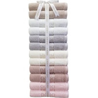 Özdilek Elissa Yüz Havlusu 12 Adet-6 Renk- 50x80 Cm Çok Renkli Özdilek Elissa Yüz Havlusu 12 Adet-6 Renk- 50x80 Cm Çok Renkli