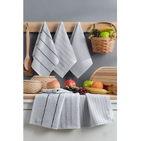 Elart Sophia Mutfak Havlusu 6 Adet 45x30 Cm Gri Gri Elart Sophia Mutfak Havlusu 6 Adet 45x30 Cm Gri Gri
