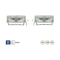 Carub Sis Lambası 12V H3 13 X 4 CM Dikdörtgen Emark Belgeli Sağ Sol Takım Beyaz BR3009527 Carub Sis Lambası 12V H3 13 X 4 CM Dikdörtgen Emark Belgeli Sağ Sol Takım Beyaz BR3009527