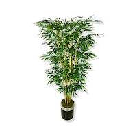 Cihan Çiçekçilik Yapay Yapraklı Bambu Ağacı 7 Bambulu 180 Cm 30x25 Gümüş Kemerli Saksı Yeşil Cihan Çiçekçilik Yapay Yapraklı Bambu Ağacı 7 Bambulu 180 Cm 30x25 Gümüş Kemerli Saksı Yeşil