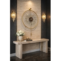 Metaquartz Aksesuar Masif - Luxry Şefaf Tamperli Kırılmaz Cam - 50 Çap - Quartz Mekanizma - Metal Duvar Saati Gold Metaquartz Aksesuar Masif - Luxry Şefaf Tamperli Kırılmaz Cam - 50 Çap - Quartz Mekanizma - Metal Duvar Saati Gold