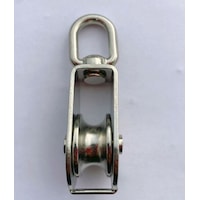 Paslanmaz Krom Tekli̇ Makara 32mm Paslanmaz Krom Tekli̇ Makara 32mm