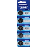 Panasonic CR2025 3V Lityum Kartela Düğme Pil 5'li Panasonic CR2025 3V Lityum Kartela Düğme Pil 5'li