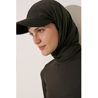 Manuka Cap Şapkalı Mayo Şal Kahverengi Kahverengi Manuka Cap Şapkalı Mayo Şal Kahverengi Kahverengi