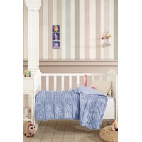 Elart Velvet Bebek Yorgan 150x100 Cm Mavi