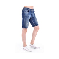 Cedy Denim Erkek Kot Şort Slim Fit Jean Şort - C342 S