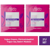 Intense & Keratin Aşırı Yıpranmış Ve Cansız Saçlara Özel Duş Öncesi Saç Bakım Maskesi 2x50ml-vegan Intense & Keratin Aşırı Yıpranmış Ve Cansız Saçlara Özel Duş Öncesi Saç Bakım Maskesi 2x50ml-vegan
