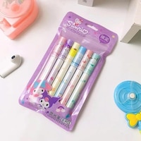 Hello Kitty Friends 6lı Fosforlu Kalem 6689 Pastel Ultramarin