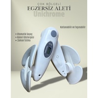 İç Bacak Egzersiz Aleti Kegel Pelvik Kas Cihazı Kalça Kol Sıkılaştırıcı Sayaçlı Kalori Ölçer Beyaz İç Bacak Egzersiz Aleti Kegel Pelvik Kas Cihazı Kalça Kol Sıkılaştırıcı Sayaçlı Kalori Ölçer Beyaz