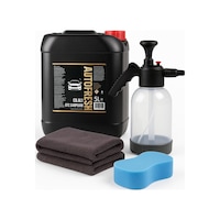 Profesyonel Oto Yıkama Seti 5l Şampuan + Köpük Pompası + Mikrofiber Havlu + Sünger Profesyonel Oto Yıkama Seti 5l Şampuan + Köpük Pompası + Mikrofiber Havlu + Sünger