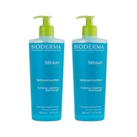 Bioderma Sebium Foaming Karma ve Yağlı Ciltler İçin Temizleme Jeli 2 x 500 ML Bioderma Sebium Foaming Karma ve Yağlı Ciltler İçin Temizleme Jeli 2 x 500 ML