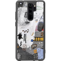 Xiaomi Redmi Note 8 Pro Matematik Tahtası Tasarımlı Glossy Telefon Kılıfı Siyah Xiaomi Redmi Note 8 Pro Matematik Tahtası Tasarımlı Glossy Telefon Kılıfı Siyah