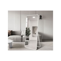 Enc Home 180x60 Beyaz Dikdörtgen Ayaklı Ayna Enc Home 180x60 Beyaz Dikdörtgen Ayaklı Ayna