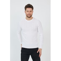 Süt Beyaz Erkek Yuvarlak Yaka Örme Triko-trz21722r01m Beyaz Süt Beyaz Erkek Yuvarlak Yaka Örme Triko-trz21722r01m Beyaz