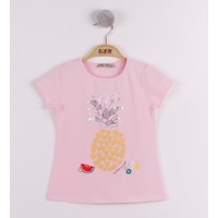 Toontoy Kids Toontoy Kız Çocuk Ananas Baskılı Tişört Pembe Toontoy Kids Toontoy Kız Çocuk Ananas Baskılı Tişört Pembe