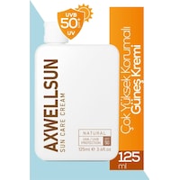 Axwell Sun Care Cream Leke Karşıtı Güneş Koruyucu Krem SPF50+ 125 ML Axwell Sun Care Cream Leke Karşıtı Güneş Koruyucu Krem SPF50+ 125 ML