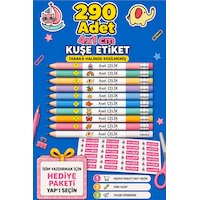 Okul Etiketi Kalem Defter Etiketi Özel Isim Yazılabilen Etiket Seti - Isim Etiketi 290 Adet Tabaka Şeklinde Çok Renkli Okul Etiketi Kalem Defter Etiketi Özel Isim Yazılabilen Etiket Seti - Isim Etiketi 290 Adet Tabaka Şeklinde Çok Renkli