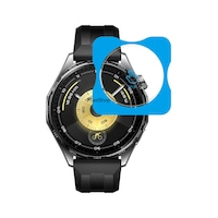 Huawei Watch Gt6 46mm Uyumlu Kolay Kurulum Aparatlı Temperli Cam Ekran Koruyucu