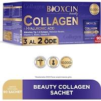 Bioxcin Beauty Collagen Toz Saşe 10.000 Mg 3 Al 2 Öde Tip 1 - Tip 3 Hidrolize Kolajen - Keratin Bioxcin Beauty Collagen Toz Saşe 10.000 Mg 3 Al 2 Öde Tip 1 - Tip 3 Hidrolize Kolajen - Keratin