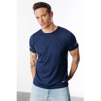 Genius Store Erkek Nem Emici Hızlı Kuruma Atletik Teknik Performans Spor T-shirt Drıfıt-kısakolnew Lacivert Genius Store Erkek Nem Emici Hızlı Kuruma Atletik Teknik Performans Spor T-shirt Drıfıt-kısakolnew Lacivert