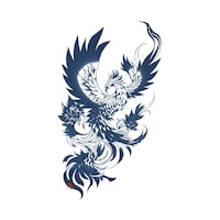 Anka Kuşu Modeli 1 Ay Kalıcı Geçici Dövme - Büyük Boy Gerçekçi Phoenix Tattoo Su Geçirmez Bitkisel Dövme Anka Kuşu Modeli 1 Ay Kalıcı Geçici Dövme - Büyük Boy Gerçekçi Phoenix Tattoo Su Geçirmez Bitkisel Dövme