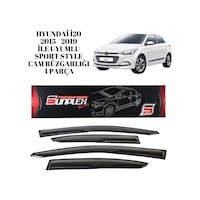 Hyundai İ20 2015 2016 2017 2018 2019 İle Uyumlu Sport Style Cam Rüzgarlığı 4 Parça Sunplex 1 Adet Hyundai İ20 2015 2016 2017 2018 2019 İle Uyumlu Sport Style Cam Rüzgarlığı 4 Parça Sunplex 1 Adet