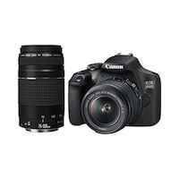 Canon EOS 2000D 18-55 MM + 75-300 MM DSLR Fotoğraf Makinesi (Canon Eurasia Garantili) Canon EOS 2000D 18-55 MM + 75-300 MM DSLR Fotoğraf Makinesi (Canon Eurasia Garantili)