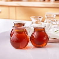 Perotti Mercan 6'lı Borosilikat 200 Ml Çay Bardağı Keyf-i Ala Şeffaf Perotti Mercan 6'lı Borosilikat 200 Ml Çay Bardağı Keyf-i Ala Şeffaf