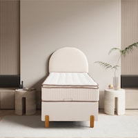 Bohem Tek Kişilik Sandıklı Baza + Pedli Yatak + Bohem Başlık 3 Lü Set Konuma Özel Teslimat 90 x 190 CM Bohem Tek Kişilik Sandıklı Baza + Pedli Yatak + Bohem Başlık 3 Lü Set Konuma Özel Teslimat 90 x 190 CM