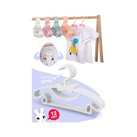 Morpanya Sweet 12 Adet Beyaz Bebek Elbise Askısı Fiyonklu Kelebek Bebek Ço Beyaz Morpanya Sweet 12 Adet Beyaz Bebek Elbise Askısı Fiyonklu Kelebek Bebek Ço Beyaz