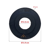 Serel Gömme Rezervuar İç Takım Boşaltma Grubu Contası 2.4x5.9 Cm Serel 2.4 X 5.9 CM Serel Gömme Rezervuar İç Takım Boşaltma Grubu Contası 2.4x5.9 Cm Serel 2.4 X 5.9 CM