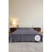 Welsoft Çift Kişilik Battaniye 200x220 Cm Koyu Gri Koyu Gri Welsoft Çift Kişilik Battaniye 200x220 Cm Koyu Gri Koyu Gri