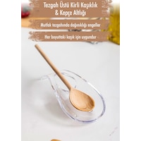 Akrilik Şeffaf Tezgah Üstü Kirli Kaşıklık & Kepçe Altlığı Çok Renkli Akrilik Şeffaf Tezgah Üstü Kirli Kaşıklık & Kepçe Altlığı Çok Renkli