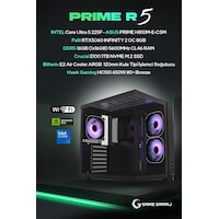 Game Garaj PRIME-R5 Ultra 5 225F RTX5060 16 GB 1 TB SSD Free Dos Oem Paket Masaüstü Oyuncu Bilgisayarı Game Garaj PRIME-R5 Ultra 5 225F RTX5060 16 GB 1 TB SSD Free Dos Oem Paket Masaüstü Oyuncu Bilgisayarı