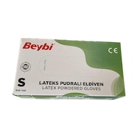 Beybi Lateks Pudralı Eldiven 100 Adet Beybi Lateks Pudralı Eldiven 100 Adet