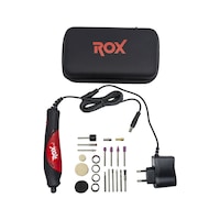 Rox 0093 Mini Hobi Gravür Makinası 25 Parça Aksesuarlı Rox 0093 Mini Hobi Gravür Makinası 25 Parça Aksesuarlı