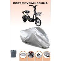 Gri Elektrikli Motosiklet Volta Vsm Uyumlu Motor Brandası, Tam Koruma Gri Elektrikli Motosiklet Volta Vsm Uyumlu Motor Brandası, Tam Koruma