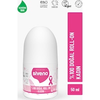 Siveno %100 Doğal Roll On Kadın Deodorant Ter Kokusu Önleyici Bitkisel Leke Bırakmayan Vegan 50 ML