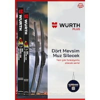 Wöbermann + Würth Toyota Corolla 2019-2025 Muz Silecek Takımı Wöbermann + Würth Toyota Corolla 2019-2025 Muz Silecek Takımı