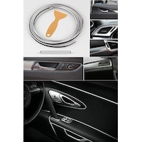 Volkswagen Passat B6-b7 Araç Içi Nikelaj Krom 2 Metre Torpido Ip Trim Fitili Volkswagen Passat B6-b7 Araç Içi Nikelaj Krom 2 Metre Torpido Ip Trim Fitili
