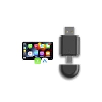 Torima Tab06 Mini 2in1 Kablosuz Carplay Usb Ve Type-c Uyumlu Araç Multimedya Dönüştürücü Adaptörü