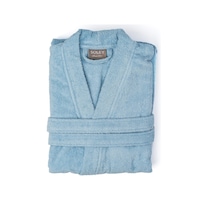 Soley HV.KIMONO.01 %100 Pamuklu Kimono Bornoz Mavi Soley HV.KIMONO.01 %100 Pamuklu Kimono Bornoz Mavi