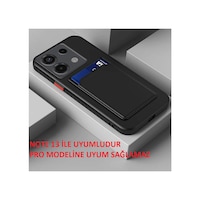 Fibaks Redmi Note 13 4g Uyumlu Kılıf Kamera Korumalı Arkası Kartlıklı Cüzdanlı Kırmızı Tuşlu Siyah Kapak Fibaks Redmi Note 13 4g Uyumlu Kılıf Kamera Korumalı Arkası Kartlıklı Cüzdanlı Kırmızı Tuşlu Siyah Kapak