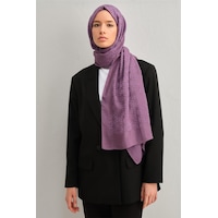 Armine Lyocell Naia Yıldız Desen Şal 1113-28 Mor Armine Lyocell Naia Yıldız Desen Şal 1113-28 Mor