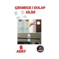 Can Yıldız Plastik Bebek ve Çocuk Güvenlik Dolap Çekmece Kilidi 8 Adet Şeffaf Can Yıldız Plastik Bebek ve Çocuk Güvenlik Dolap Çekmece Kilidi 8 Adet Şeffaf
